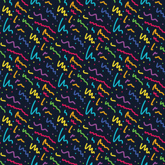 Trendy abstract seamless pattern. Creative art vector background.