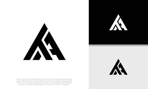 Initials TA. AT logo design. Initial Letter Logo.