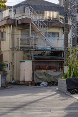 赤塚新町の街の風景　赤塚新町、板橋区、東京、日本