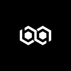 BQ Letter Initial Logo Design Template Vector Illustration