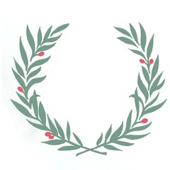 gold laurel wreath