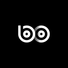 BO Letter Initial Logo Design Template Vector Illustration