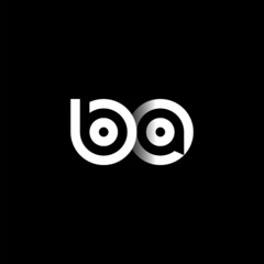 BA Letter Initial Logo Design Template Vector Illustration