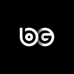 BG Letter Initial Logo Design Template Vector Illustration
