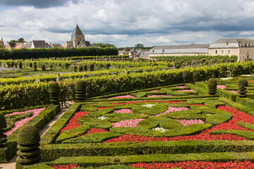 les jardins de Villandry, des jardins dans le style de la Renaissance dans la vallée de la Loire...