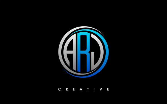 ARJ Letter Initial Logo Design Template Vector Illustration