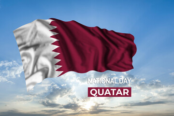 Quatar independence day card