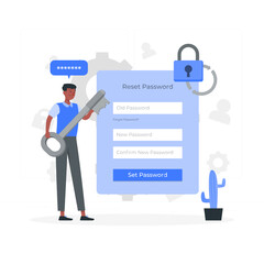 Reset User password | reset password person | template |
illustrator