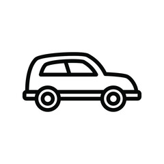 Car icon vector graphic