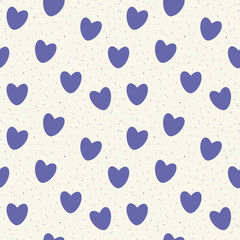 Very Peri colored heart pattern