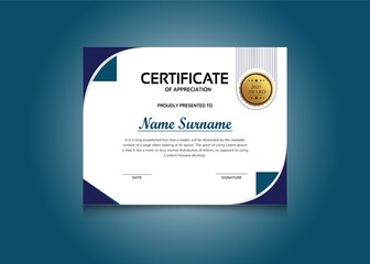Award certificate| appreciation certificate | achievement certificate template 