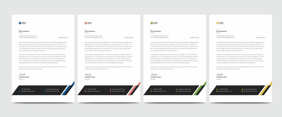 Creative Corporate Modern Business Letterhead Template Design