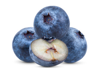 Fresh blueberry isolated