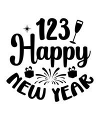 New Years SVG Bundle, New Year's Eve Quote, Cheers 2022 Saying, Nye Decor, Happy New Year Clip Art, New Year, 2022 svg, cut file, Circut