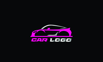 Fototapeta premium Sports Car Logo