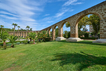 Fototapeta premium Aqueduct (16th cent.). Plasencia. Caceres, Extremadura, Spain, Europe