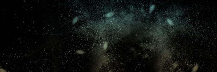 Obraz na płótnie Canvas abstract space, colorful nebula, stars and sky