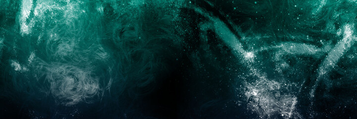 abstract space, colorful nebula, stars and sky