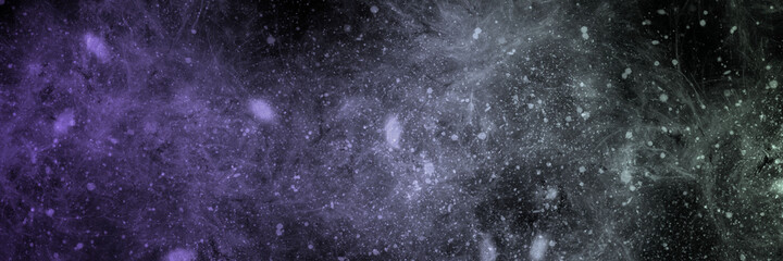 abstract space, colorful nebula, stars and sky