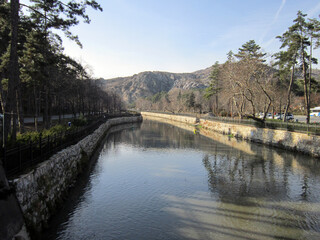 bridge over the river in the country
