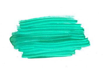 Fototapeta premium blue watercolor brushstroke pattern isolated on white background