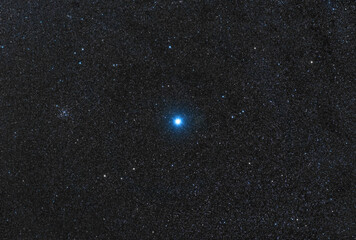 Sirius, the brightest star in the night sky, located in the constellation of Canis Major. Stars...