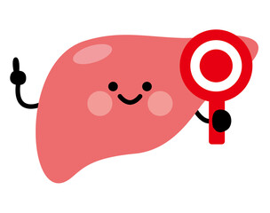肝臓　キャラクター　マル