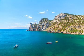 Cape Kapchik, coastal Crimean landscape