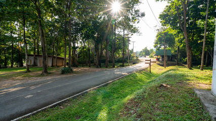 Mountains, National Parks, Nature Trails Signage in Thailand