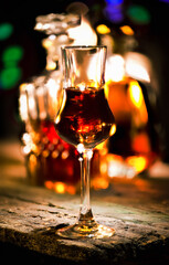 Brandy in a glass