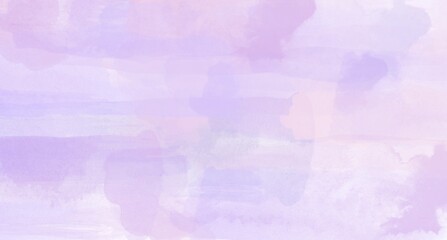 紫色の筆跡が綺麗な水彩画イラスト背景