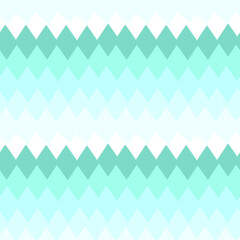 Seamless pattern of blue triangles. Background with a triangular chevron. Vintage element of retro design. Abstract background. Design for fabric, textiles, curtain, background, wallpaper. Ethnic patt