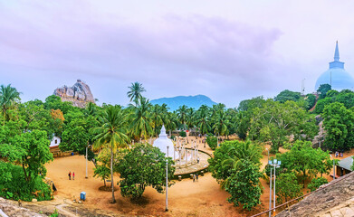 Panorama of Mihintale Temple, Sri Lanka