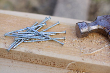hammer and nails
