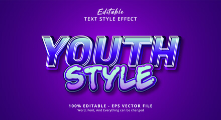 Youth Style Editable Text Effect