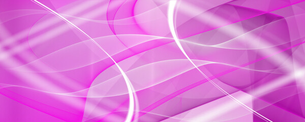Weihnachten Hintergrund Abstrakt lila pink weiß Spiralen mit Linien und Wellen Banner