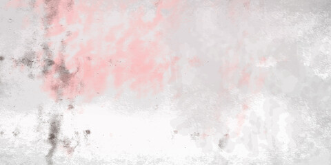 Red and white paint White Grunge Concrete Wall Texture Background. concrete wall - exposed concrete