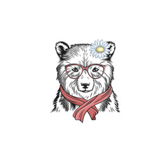 Crazy creative animal design with accessories 