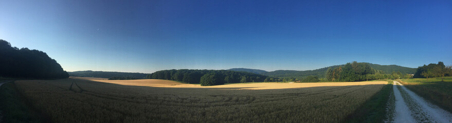 scenic rural landscape in Hesse, Germany