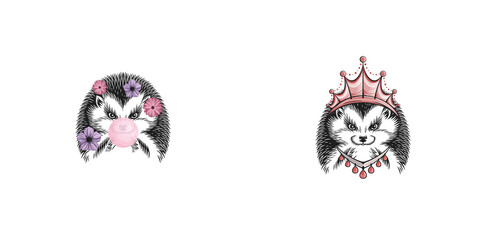 Crazy creative animal design with accessories 