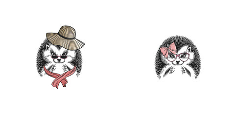 Crazy creative animal design with accessories 