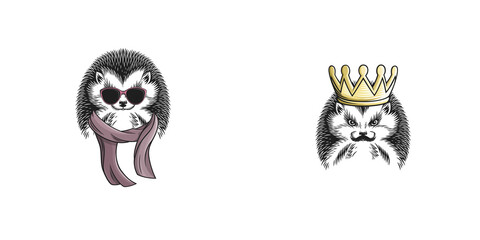 Crazy creative animal design with accessories 