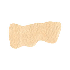 Boho watercolor clipart texture. Beige abstract shapes for home decor and invitations, earth colors