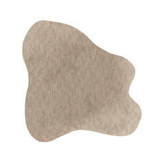 Boho watercolor clipart texture. Brown abstract shapes for home decor and invitations, earth colors