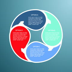 Elements for business data visualization, Modern infographic design