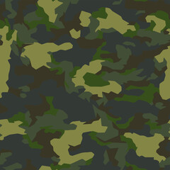 Full seamless military camouflage dark texture skin pattern vector for textile. Usable for Jacket Pants Shirt and Shorts. Dirty army camo masking design for hunting fabric print and wallpaper.