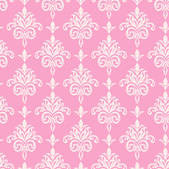 Abstract background pattern with decorative elements on black background. Seamless fabric texture, wallpaper. Flat design. Vector illustration