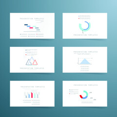 Infographic elements for annual reports