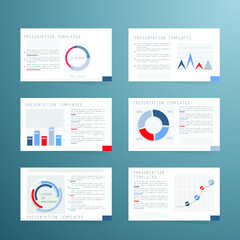 Infographic elements for annual reports