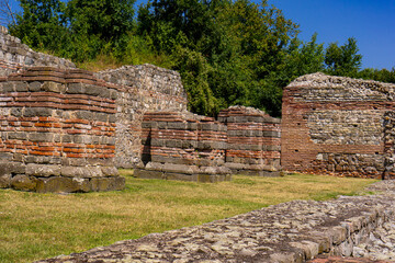 Felix Romuliana, remains of ancient Roman complex of palaces and temples Felix Romuliana near Gamzigrad, Serbia